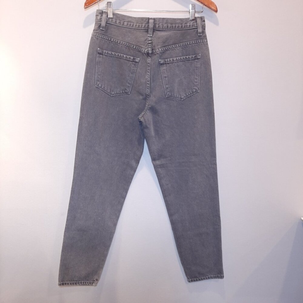 J Brand Heather Button Fly Jeans High Rise Mom Straight Cropped Haven Size 27 - Picture 11 of 15